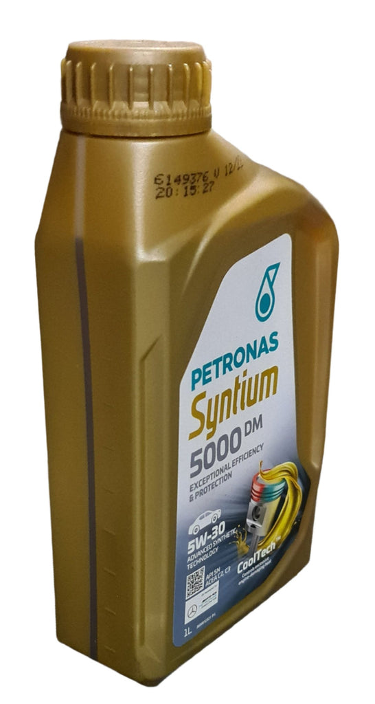 PETRONAS Syntium 5000 DM 5W 30 5W30 Fully Synthetic Car Engine Oil 1 Partsworld UK