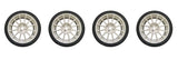 17" Ivory Alloy Wheel & Tyre Kit - 500 Abarth