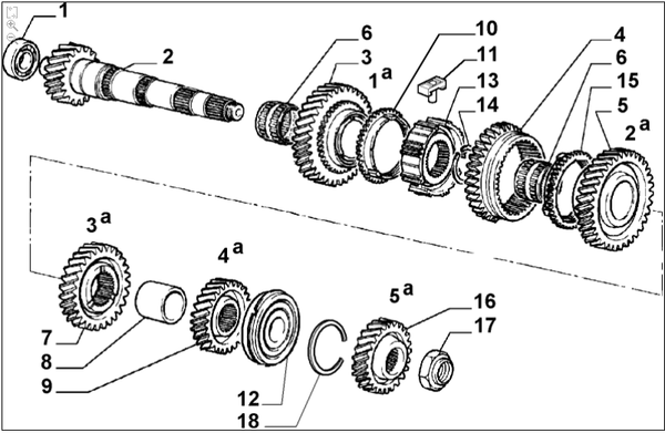 Layshaft Bearing - Fiat 500, 500L, 500X, Punto 46534133 – Partsworld-UK