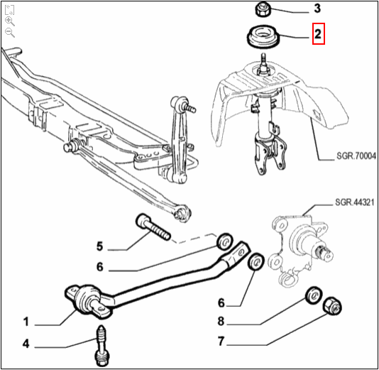 Alfa romeo deals 147 rear suspension