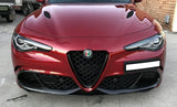 Koshi Carbon Fibre Aggressive Front Bumper Flaps - Giulia QV