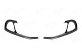 Koshi Carbon Fibre Aggressive Front Bumper Flaps - Giulia QV