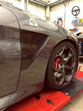 Koshi Carbon Fibre Fender Grill Frame - Giulia QV