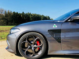 Koshi Carbon Fibre Fender Grill Frame - Giulia QV