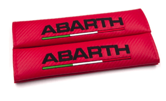 Abarth seat sale belt pads