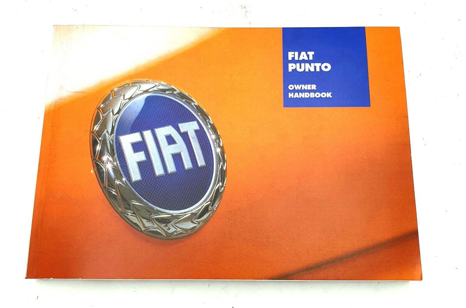 Fiat Punto 188 Mk2 B 2005 Owners Handbook In English – Partsworld-UK